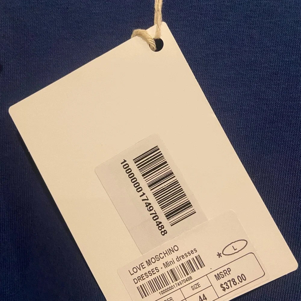 New Moschino logo fair aisle sweater dress - Picture 9 of 11